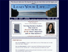 Tablet Screenshot of leadyourlife.com